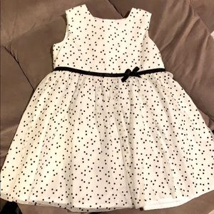 Black and white dot 18m holiday dress